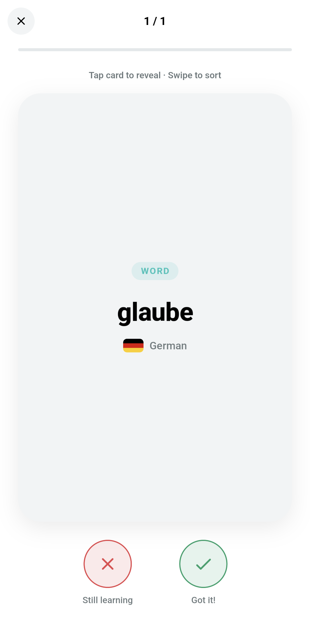 Review with flashcards